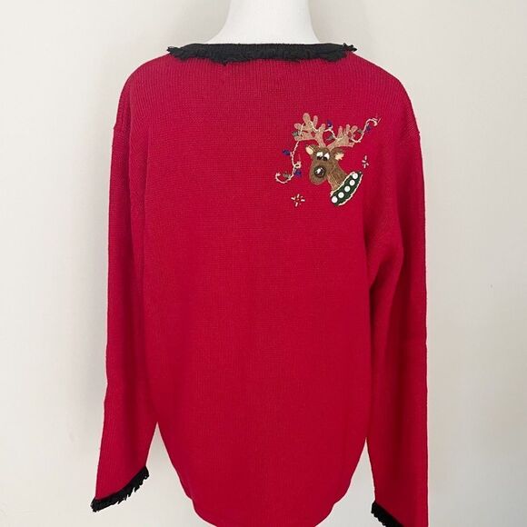 Tiara Christmas zip Cardigan - Picture 2 of 4